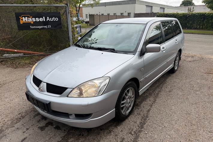 Grøn Mitsubishi Lancer fra 2008