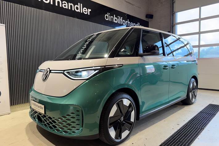 Grøn VW ID.Buzz fra 2023