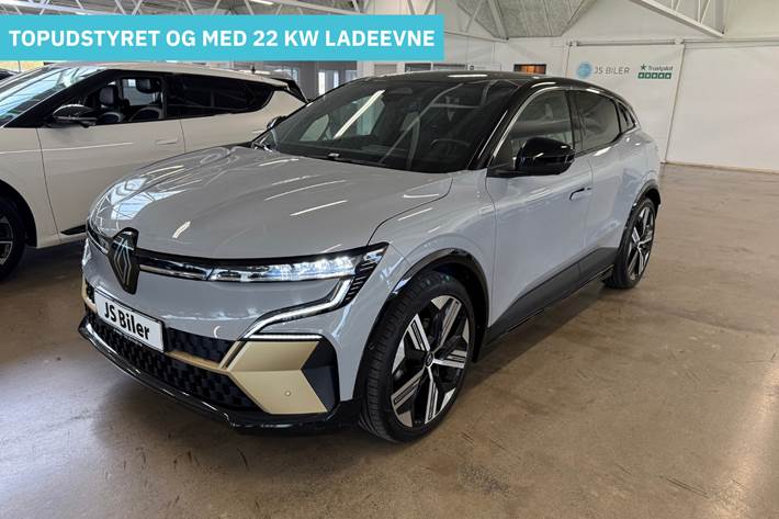 Grå Renault Megane E-Tech fra 2024
