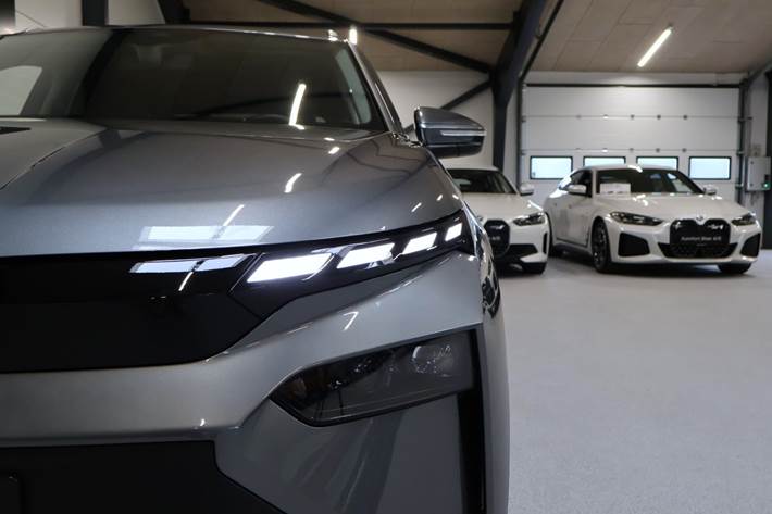 Grå Skoda Elroq fra 2025