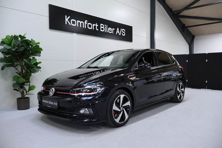 Sort VW Polo fra 2019