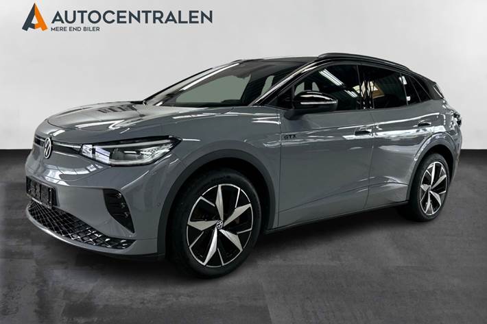 Grå VW ID.4 fra 2025 set udefra