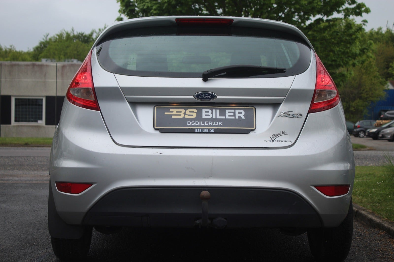 Sølv Ford Fiesta fra 2010