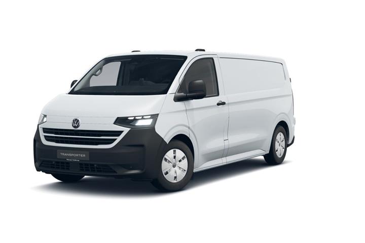 Hvid VW Transporter fra 2025