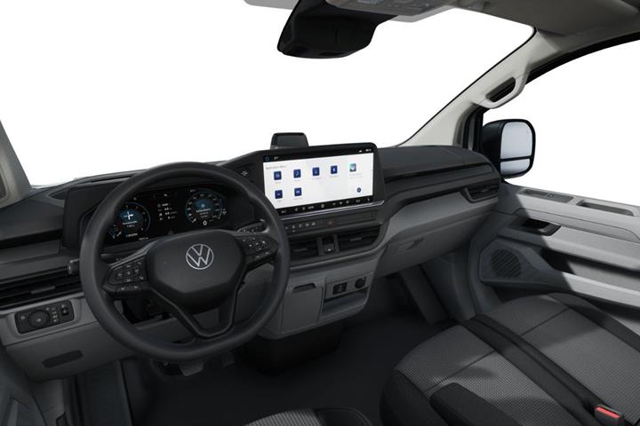 Hvid VW Transporter fra 2025