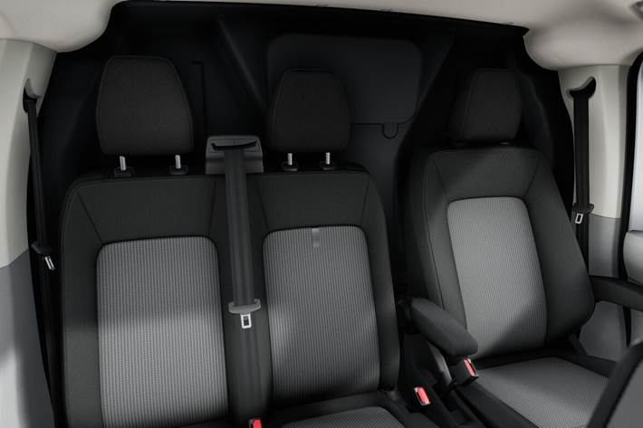 Hvid VW Transporter fra 2025