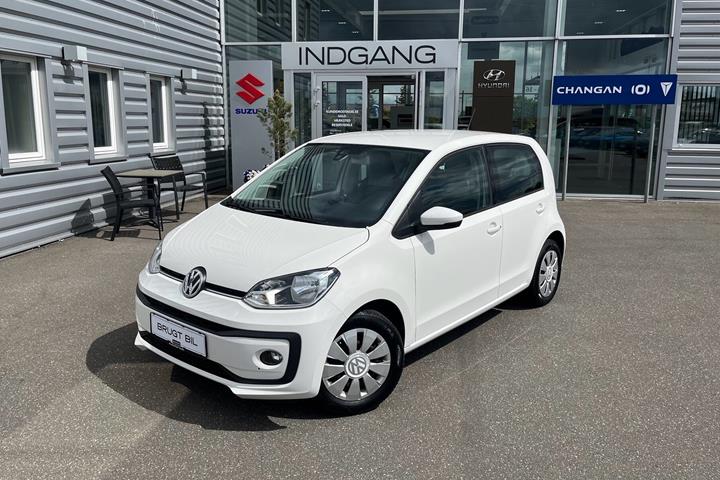 Hvid VW up fra 2018 set udefra