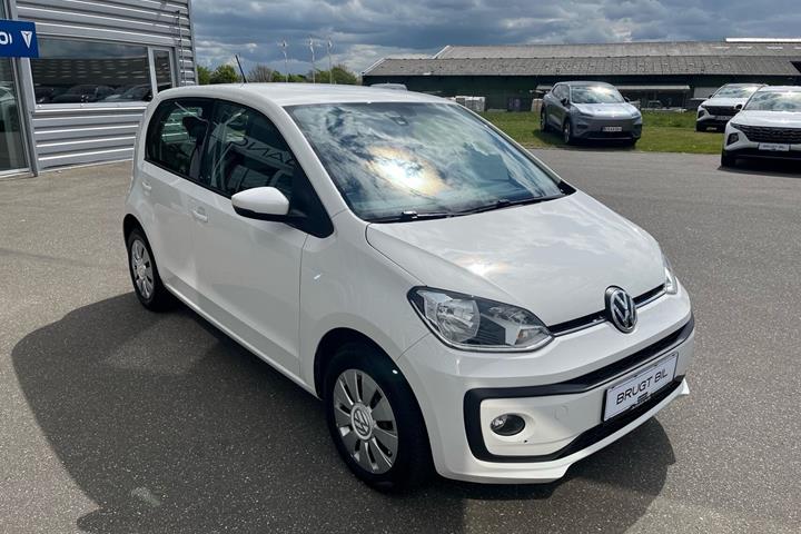Hvid VW up fra 2018 set udefra
