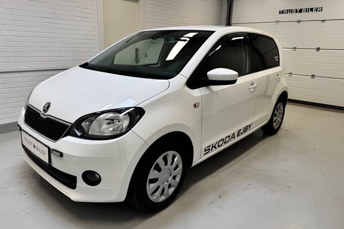 Hvid Skoda Citigo fra 2016