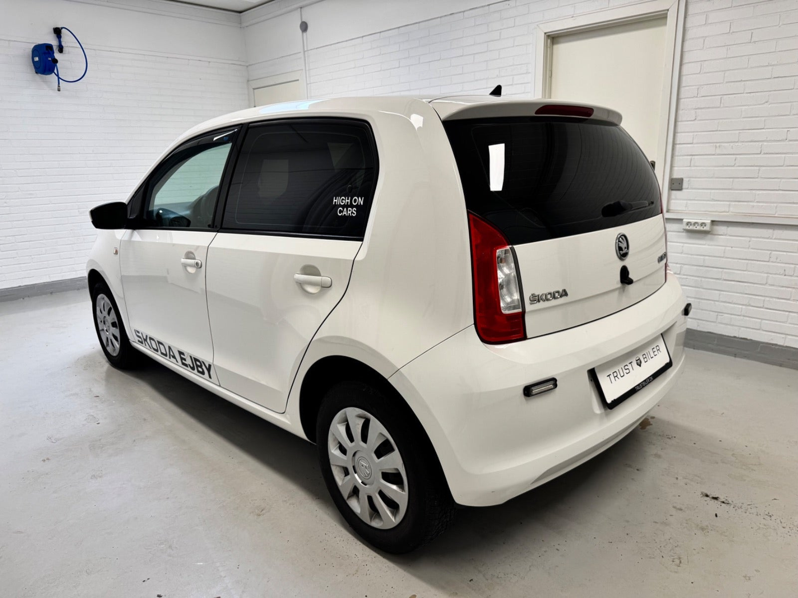 Hvid Skoda Citigo fra 2016