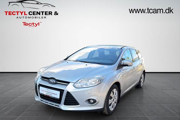Sølv Ford Focus fra 2012