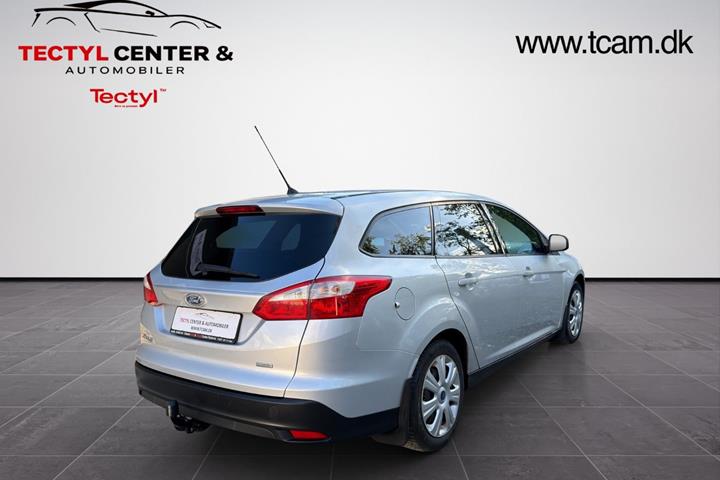 Sølv Ford Focus fra 2012