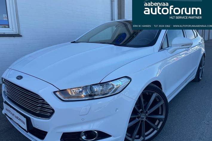 Hvid Ford Mondeo fra 2016