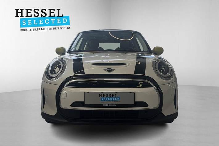 Hvid Mini Cooper SE fra 2023