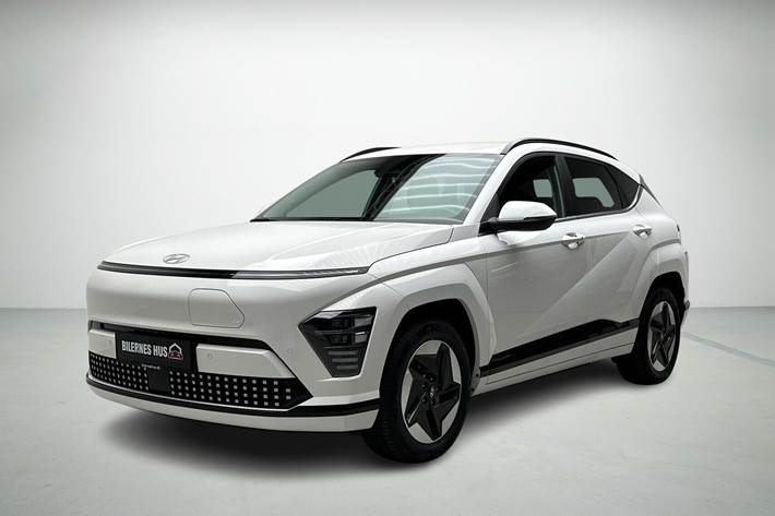 Hvid Hyundai Kona fra 2025