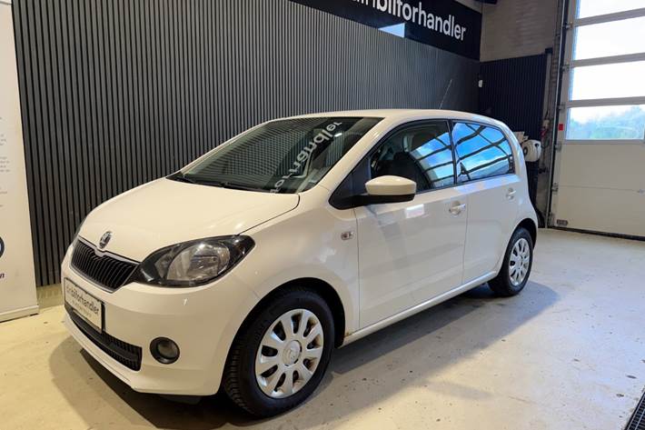 Hvid Skoda Citigo fra 2013