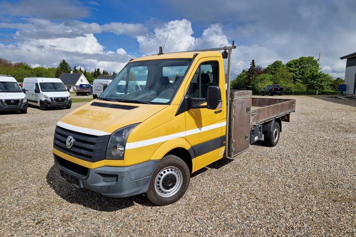 Hvid VW Crafter fra 2016
