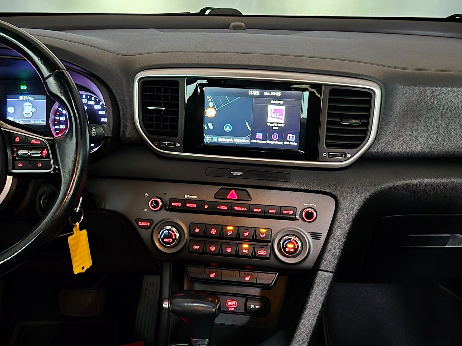Sort Kia Sportage fra 2019