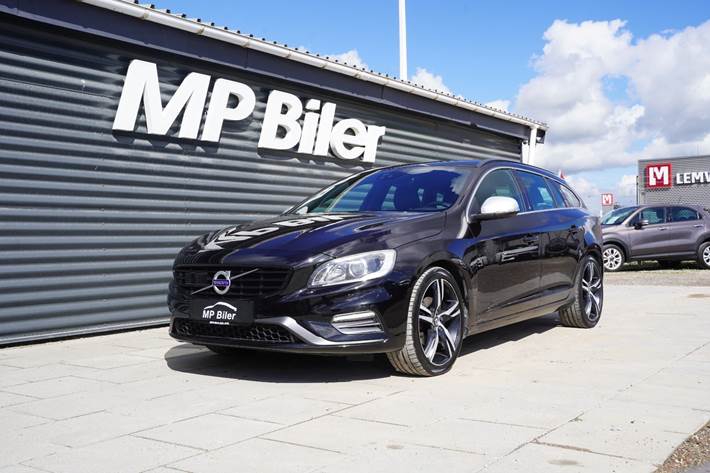 Sort Volvo V60 fra 2018