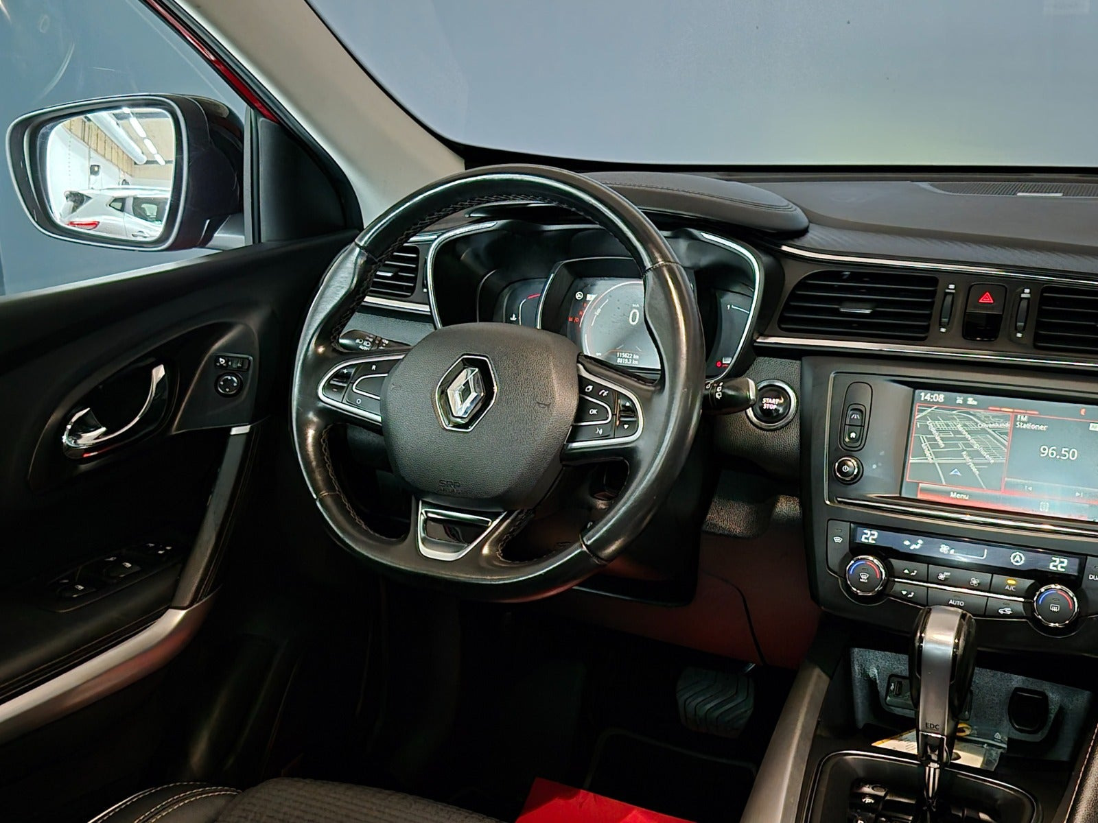 Rød Renault Kadjar fra 2016