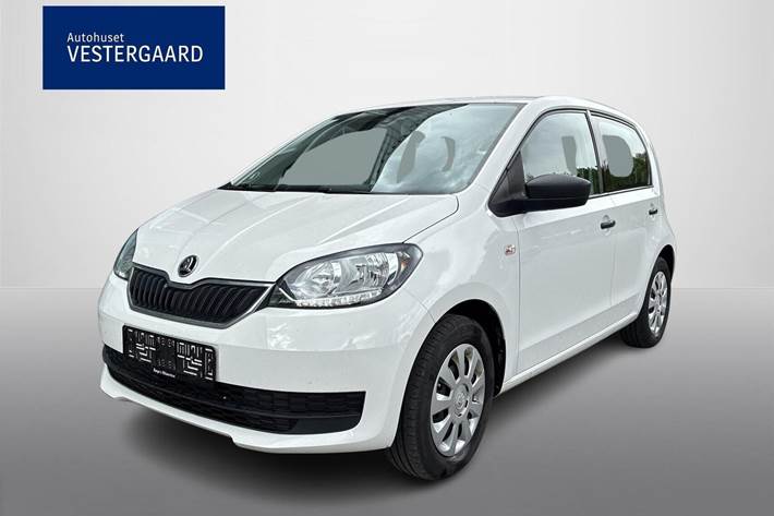 Hvid Skoda Citigo fra 2019