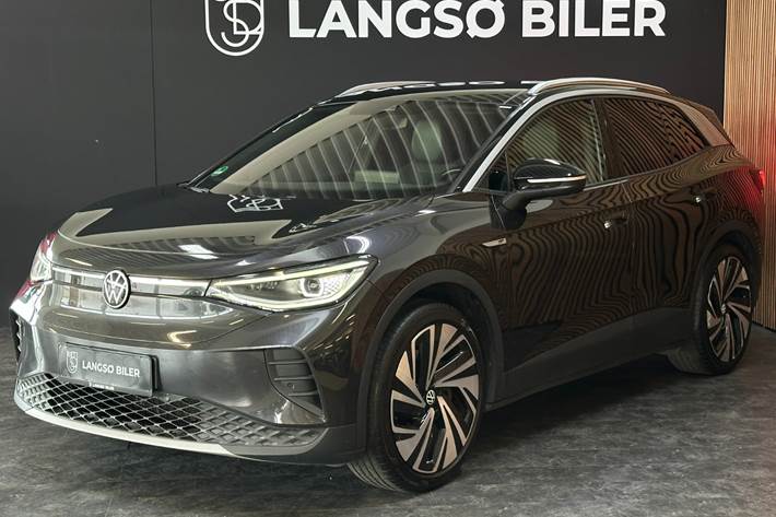 Grå VW ID.4 fra 2021 set udefra