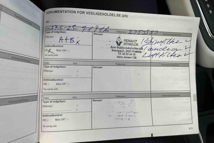 Hvid Renault Clio V fra 2020