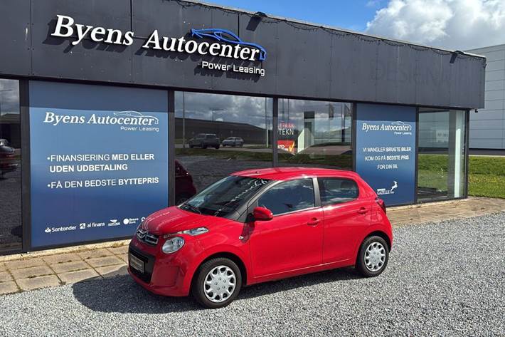 Rød Citroën C1 fra 2019