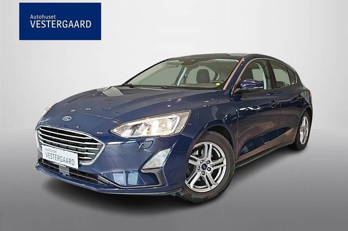 Blå Ford Focus fra 2019