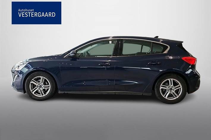 Blå Ford Focus fra 2019
