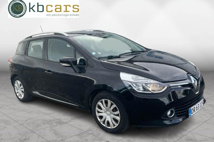 Sort Renault Clio IV fra 2015 set udefra