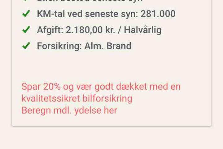 Grå VW Golf IV fra 2005