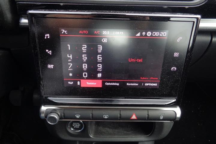 Rød Citroën C3 fra 2023