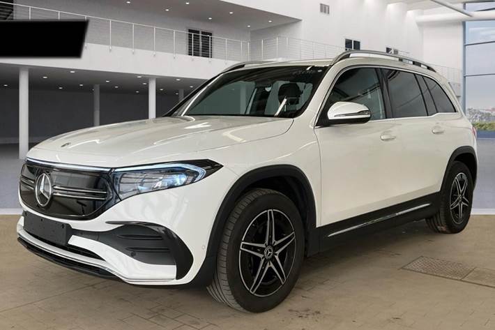 Hvid Mercedes EQB250 fra 2023