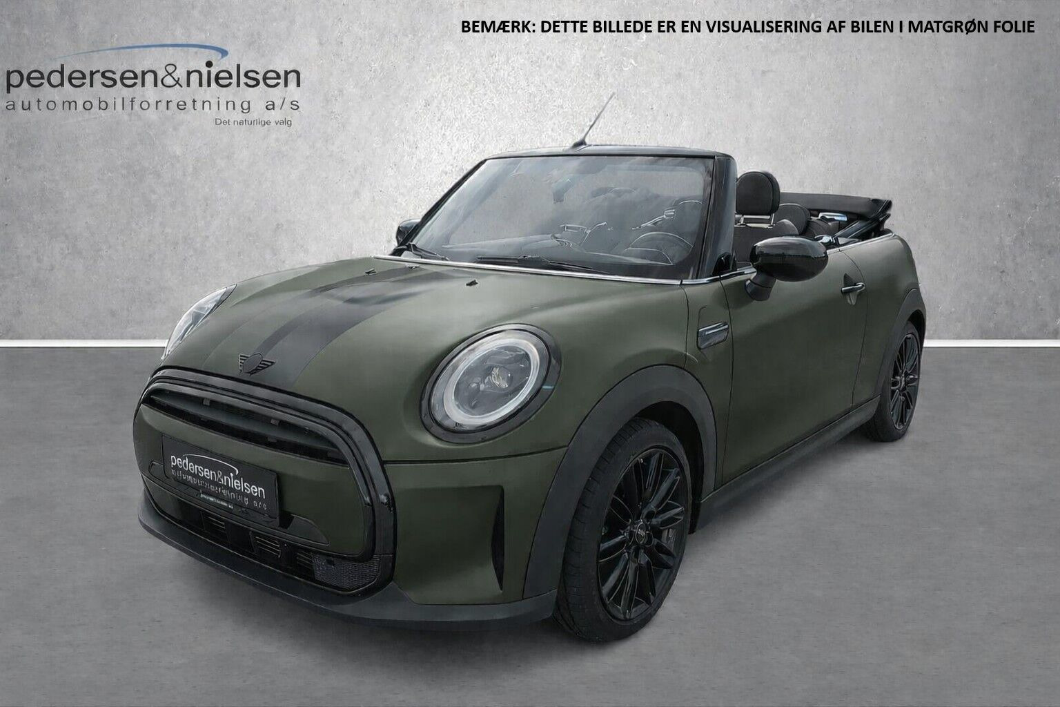 Gul Mini Cooper fra 2021