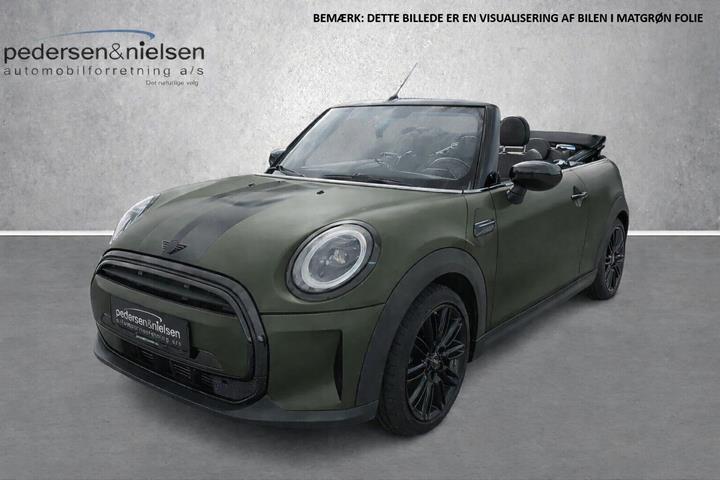 Gul Mini Cooper fra 2021