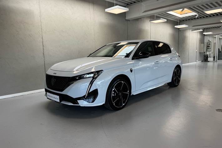 Hvid Peugeot E-308 fra 2023