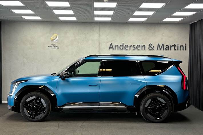 Blå Kia EV9 fra 2023
