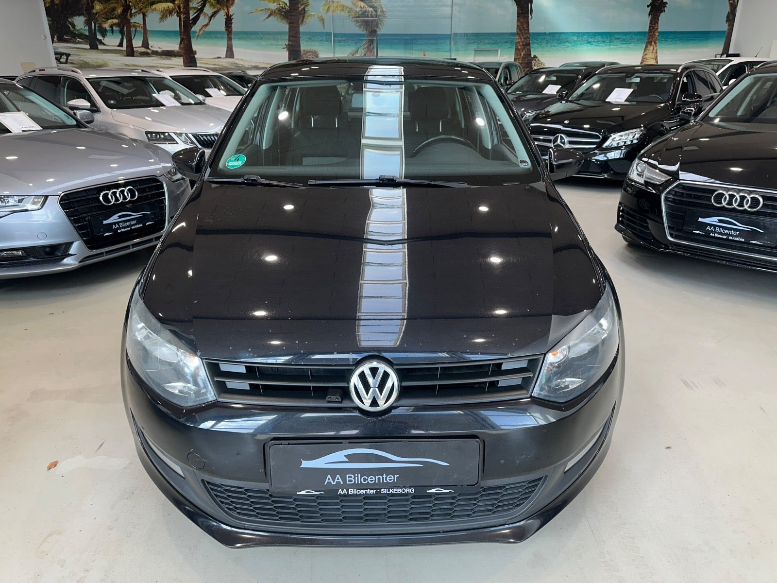 Sort VW Polo fra 2010