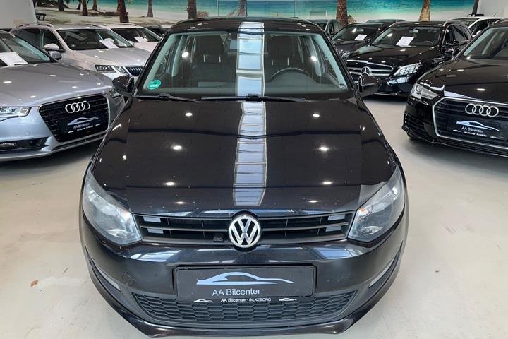 Sort VW Polo fra 2010
