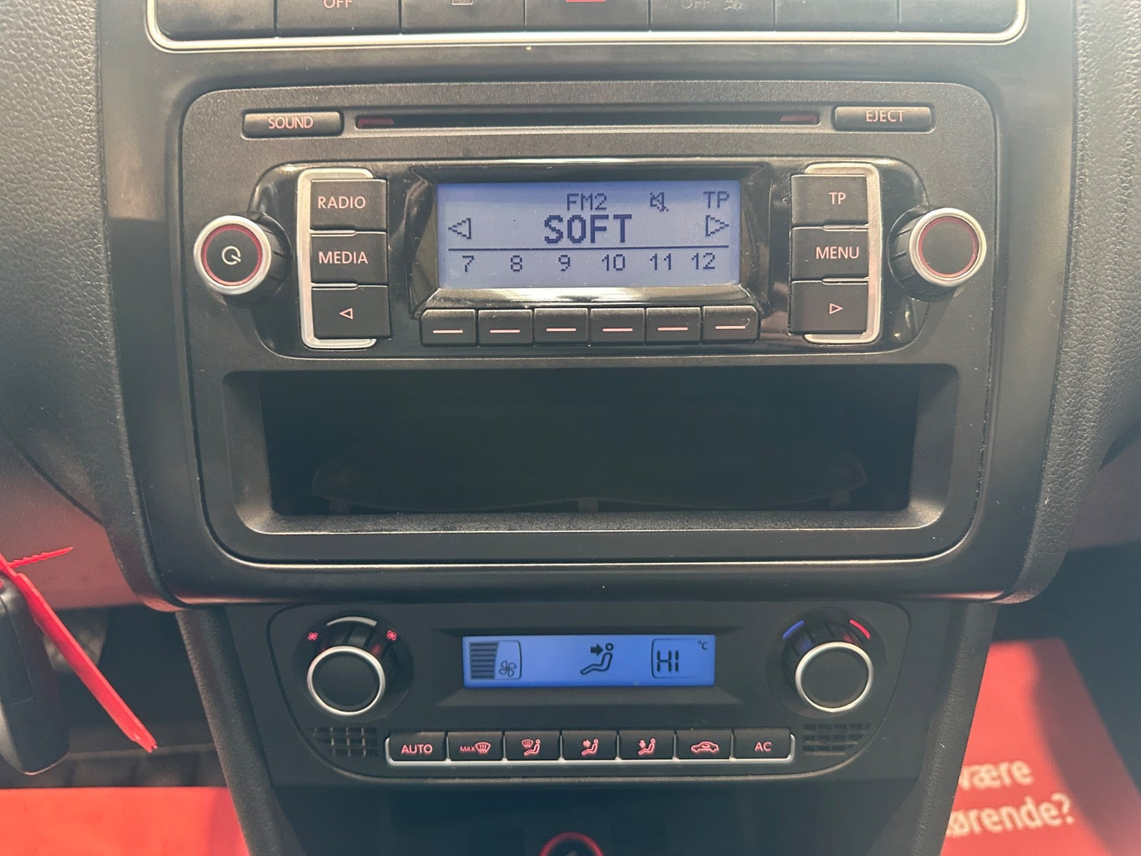 Sort VW Polo fra 2010
