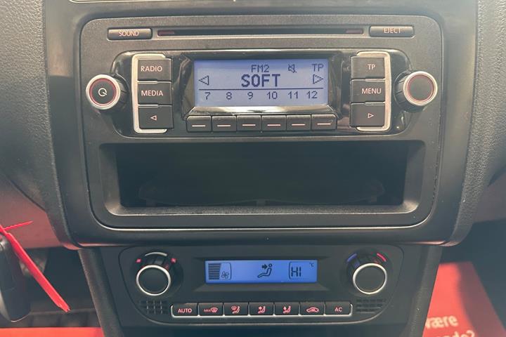 Sort VW Polo fra 2010