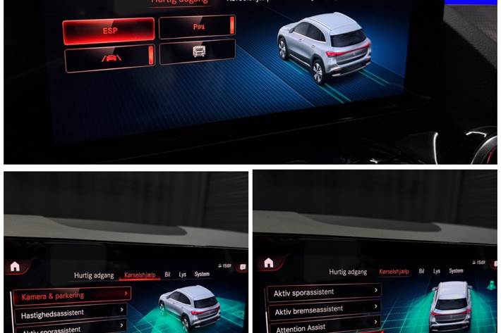 Hvid Mercedes EQA250 fra 2021