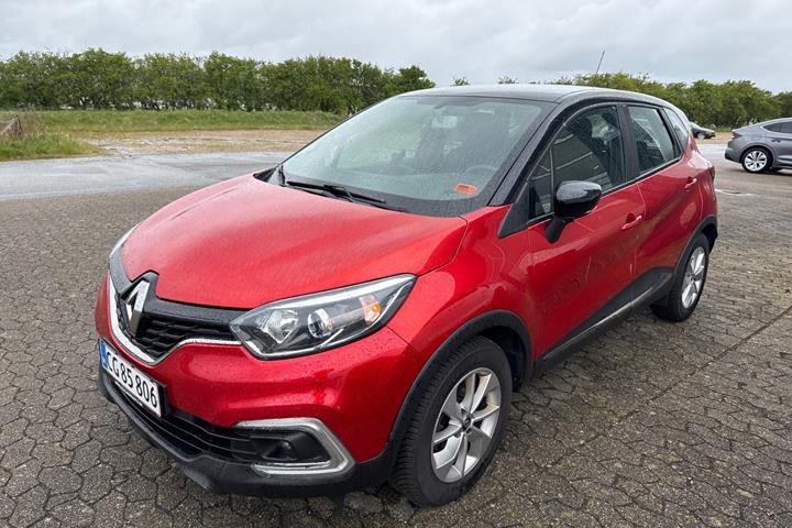 Rød Renault Captur fra 2018