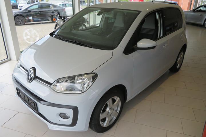 Hvid VW UP! fra 2017 set udefra