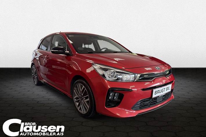 Rød Kia Rio fra 2018