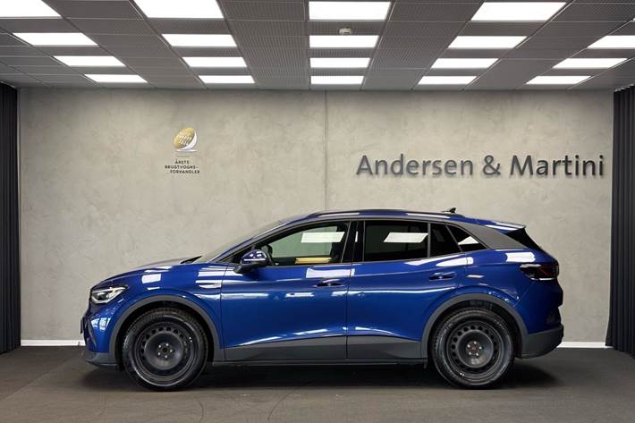 Blå VW ID.4 fra 2021