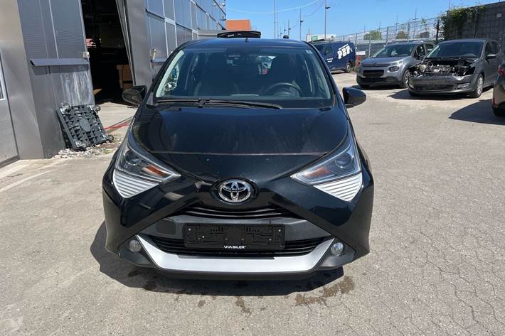 Sort Toyota Aygo fra 2020