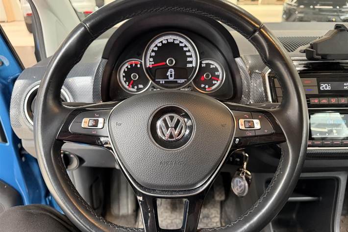 Blå VW up fra 2019