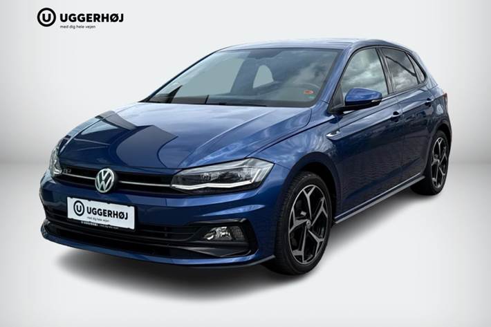 Blå VW Polo fra 2020
